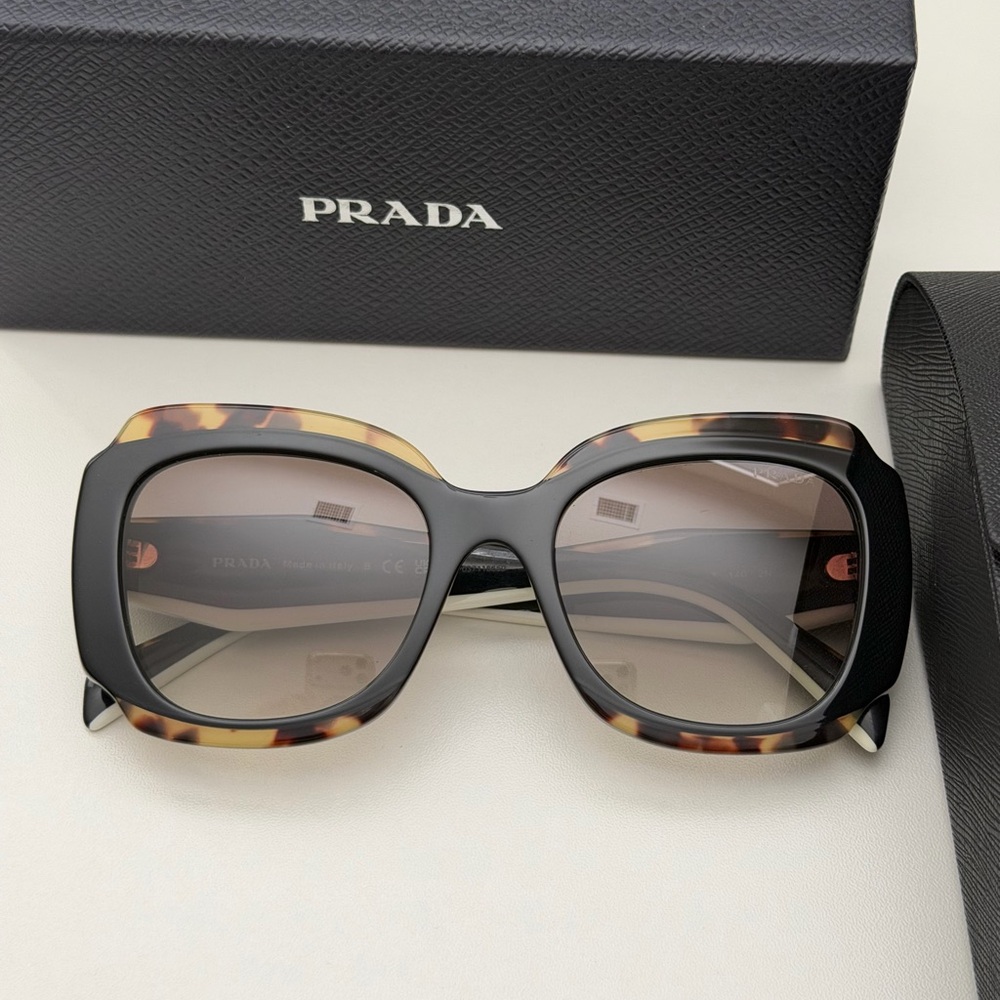 Prada Tortoise Shell Sunglasses - Picture 3 of 16